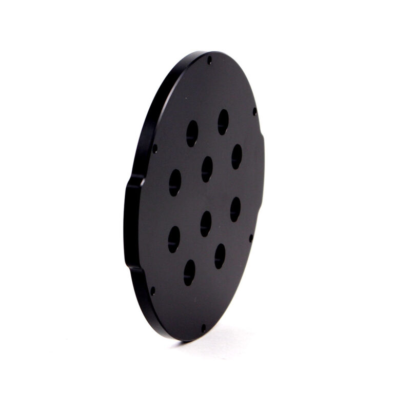 Aluminum End Cap with 10 Holes (4" Series) BLUE ROV Solutions